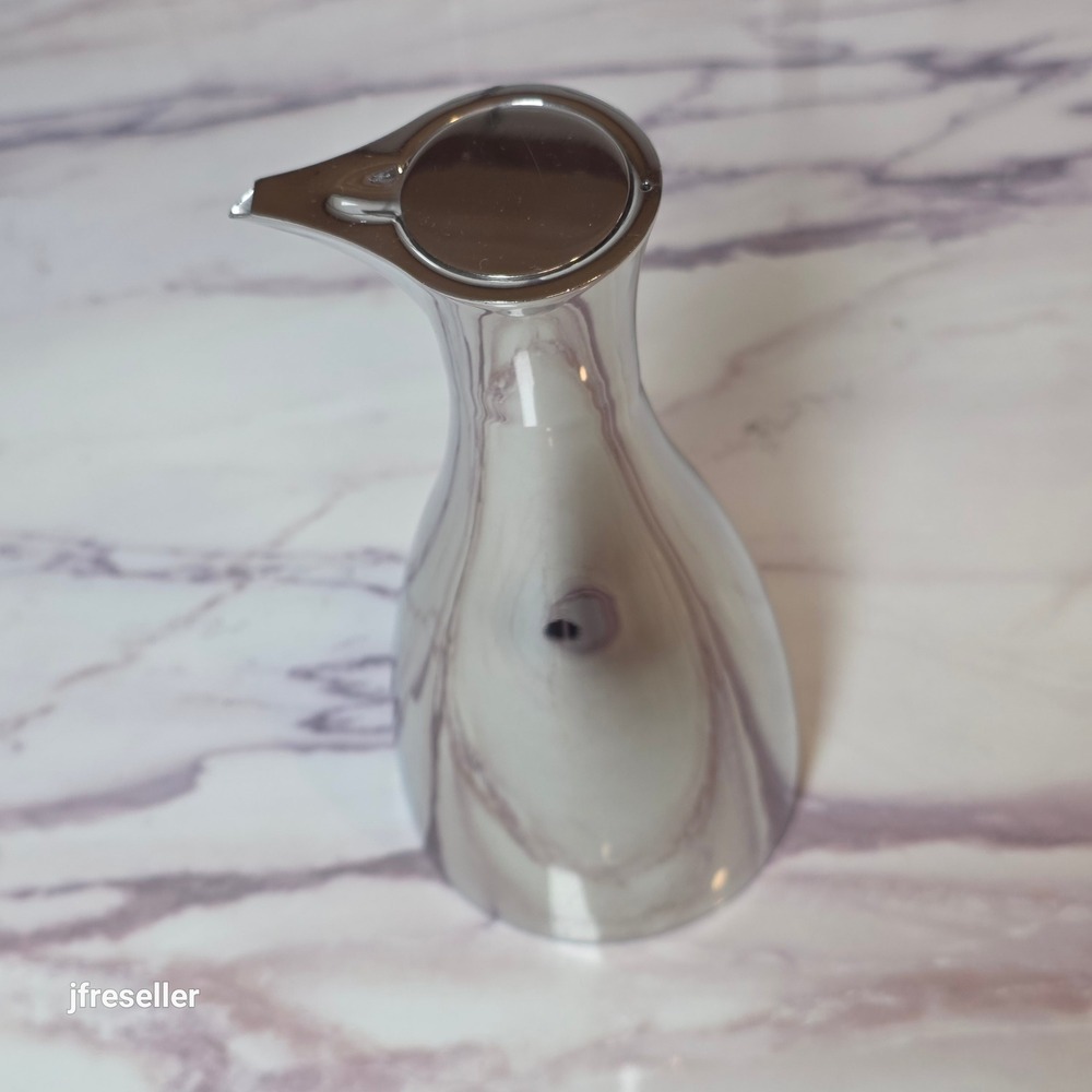 Olipac 18/10 Inox Stainless Steel Olive Oil Cruet Dispenser 500ml Italy Polished